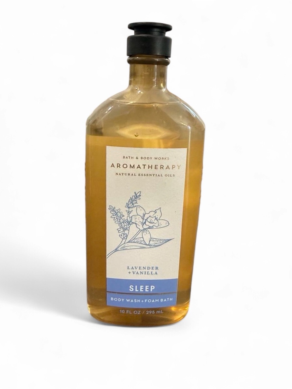 Bath & Body Works Sleep Lavender + Vanilla Body Wash - Amber & Blue Label